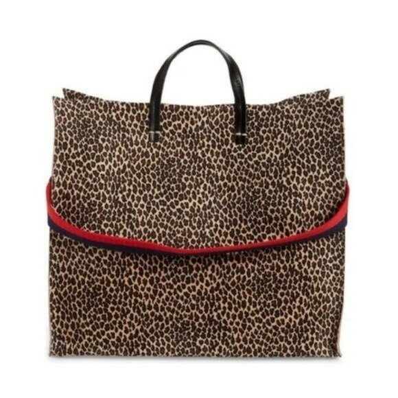 Clare V Handbags - Clare V. Simple Tote Suede in Mini Cat NWT Convertible with Removable Strap